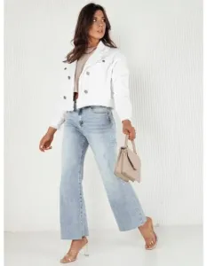 Dámska džínsová bunda LUISE biela