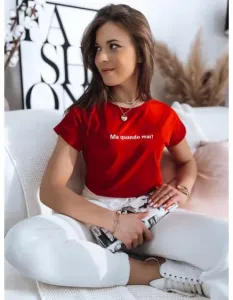 Dámske tričko SENIORITA červené
