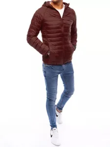 Red Men's Quilted Transitional Dstreet Jacket