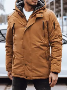 Men's Beige Winter Jacket Dstreet