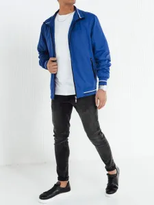 Men's transitional jacket, blue, Dstreet #9502402