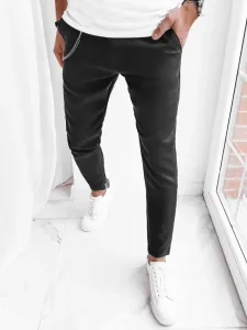 Men's Casual Trousers Black Dstreet