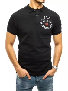 Black polo shirt with Dstreet embroidery #691748