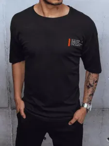 Black men's T-shirt Dstreet z with print #4631640