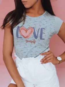 Women's T-shirt LOVE YOURSELF mint Dstreet #692135