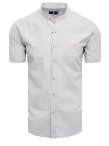 Light grey Dstreet Men's Short Sleeve Shirt