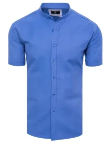 Men's cornflower blue Dstreet short sleeve shirt #7402671
