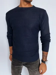 Men's dark blue sweater Dstreet