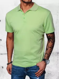 Men's green polo shirt Dstreet #7812956
