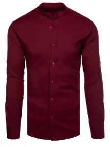 Men's Monochrome Burgundy Dstreet Shirt