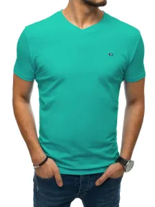 Men's Plain Navy Green T-Shirt Dstreet #9051680