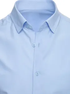 Men's Solid Color Blue Dstreet Shirt