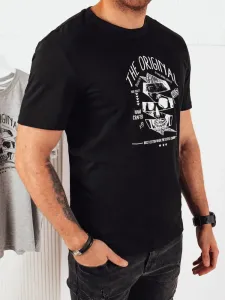 Men's T-shirt with black Dstreet print #9507598