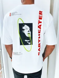 Men's T-shirt with white print Dstreet