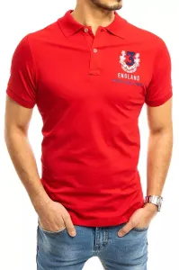 Men's Red Polo Shirt Dstreet #2822427