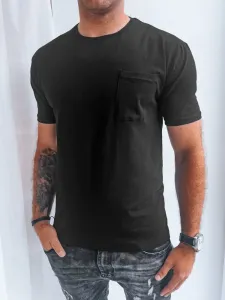 Smooth men's black Dstreet T-shirt
