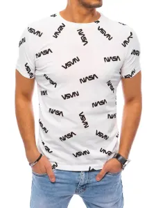 White men's T-shirt Dstreet with print #6347948