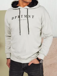 Grey men's sweatshirt with Dstreet print