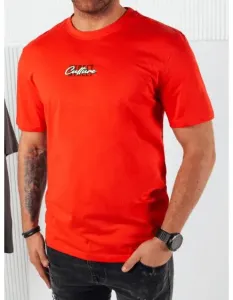 Pánske tričko s potlačou oranžová #9297917