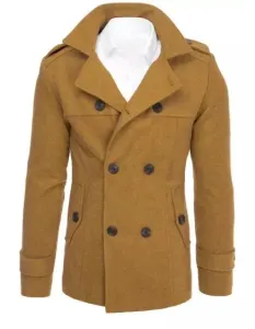 Pánsky dvojradový kabát WINAS hnedý