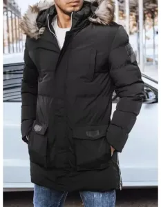 Pánska zimná bunda prešívaná RHETA čierna
