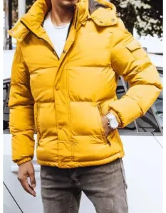 Pánska zimná prešívaná bunda ALDEN žltá