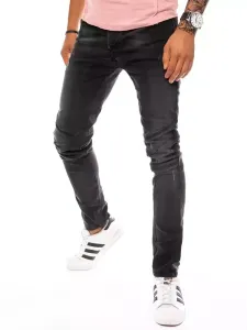 Originálne čierne džínsy pre pánov #1982794