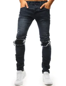 Pánske džínsové nohavice v granátovom prevedení  (ux1432)skl.11