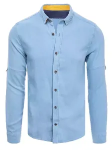 Modrá štýlová košeľa #1986483