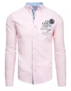 Pánska košeľa ARMA svetlo ružová