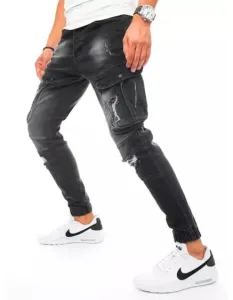 Pánske bojové džínsy čierne