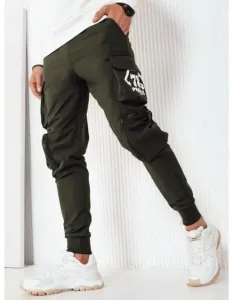 Pánske bojové nohavice zelené #9297903