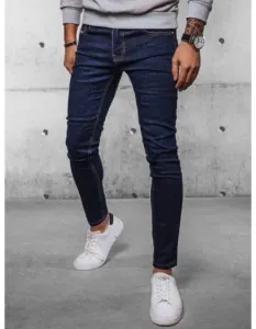 Pánske džínsové nohavice ASHA tmavomodré