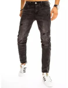 Pánske džínsové nohavice čierne #1828483