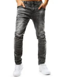 Pánske džínsové nohavice čierne UX2669