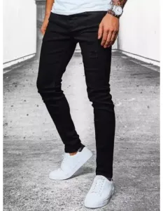 Pánske džínsové nohavice REBA čierne