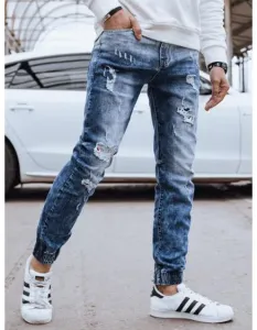 Pánske džínsové tepláky IRAS modré