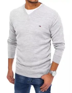 Pánsky elegantný sveter NOLA sivý