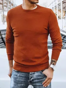 Elegantný sveter v kamelovej farbe