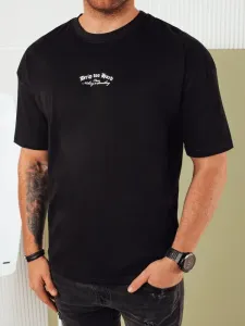 Jedinečné čierne tričko s originálnou potlačou #9290739