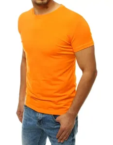 Jednoduché oranžové pánske tričko RX4190 #1962210