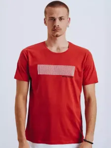 Klasické červené tričko s potlačou