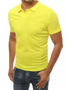 Pánske polo tričko žlté