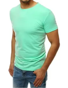 Pánske tričko bez potlače mätovej RX4193