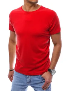 Pánske tričko červenej farby #6998824
