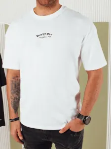 Pánske tričko s potlačou Farba Biely DSTREET RX5434