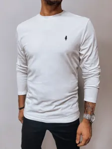 Trendy biele tričko s dlhým rukávom #8986030