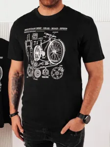 Trendy čierne tričko pre cyklistov