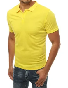 Žlté POLO tričko v klasickom prevedení