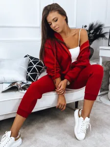 Women's tracksuit AMILIA red Dstreet #5046612